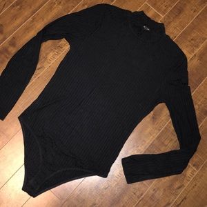 mock neck body suit